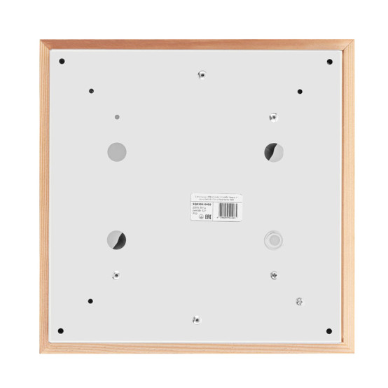 Светильник НПБ 02-2х40-111 УХЛ4 "Киото-1" сосна 2х40 Вт IP20 (270х270х75) TDM