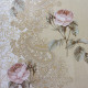 Клеенка ПВХ нетканая основа 1,4*20 м роза на ажурном молочном рис 157A Dekorama (1/1)