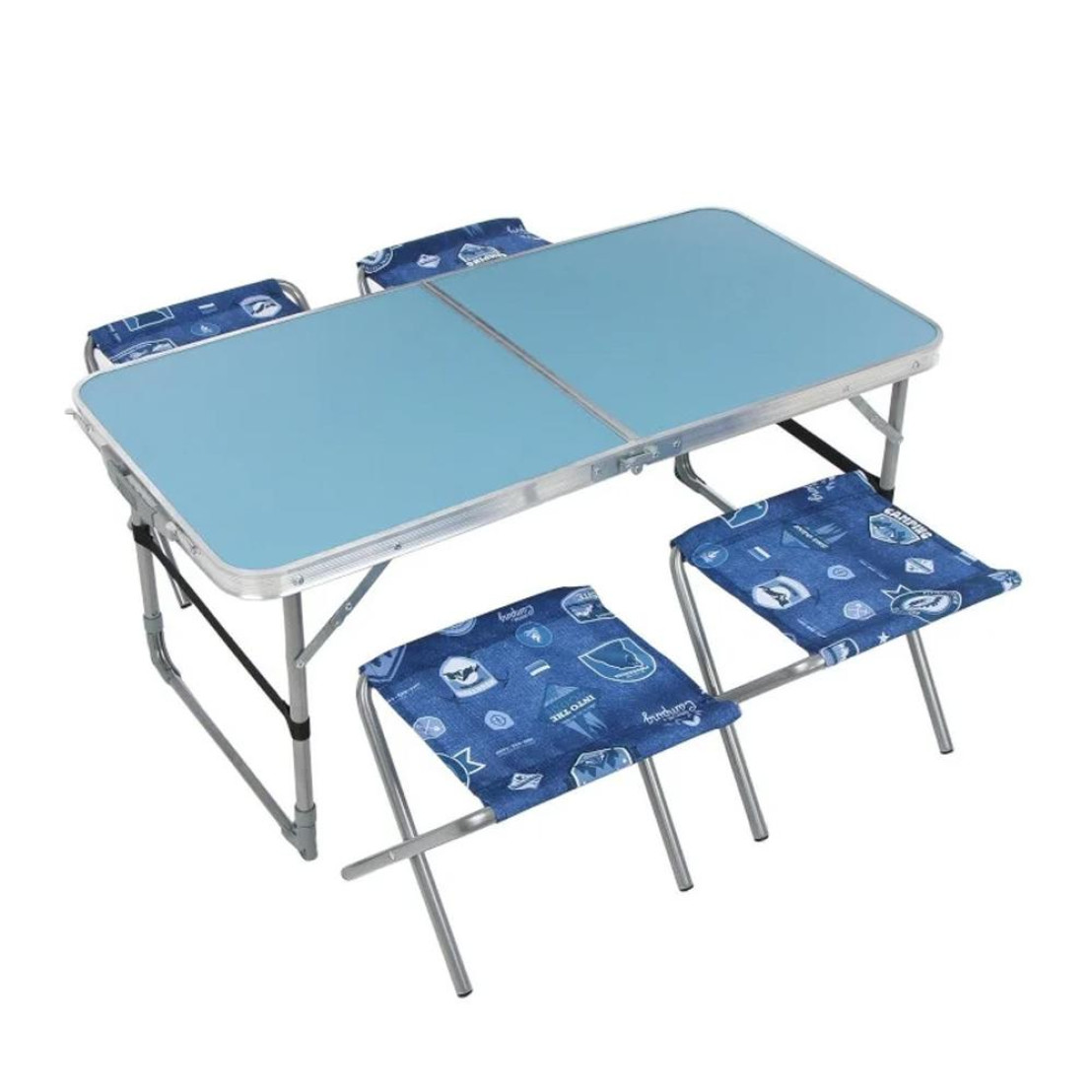 набор стол складной 4 стула дачных складных сст к3