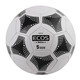 Мяч футбольный ПВХ №5 насос машинная сшивка двухцветный FB139P Ecos