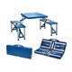 Стол туристический складной 840*635*660 мм + скамейки чемодан синий TD-12 Ecos
