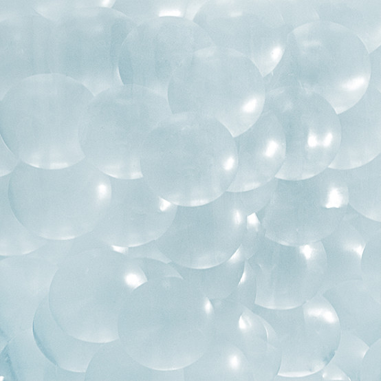 Штора для ванной Кристалл 180х180см PEVA (голубая) Пузыри (32)