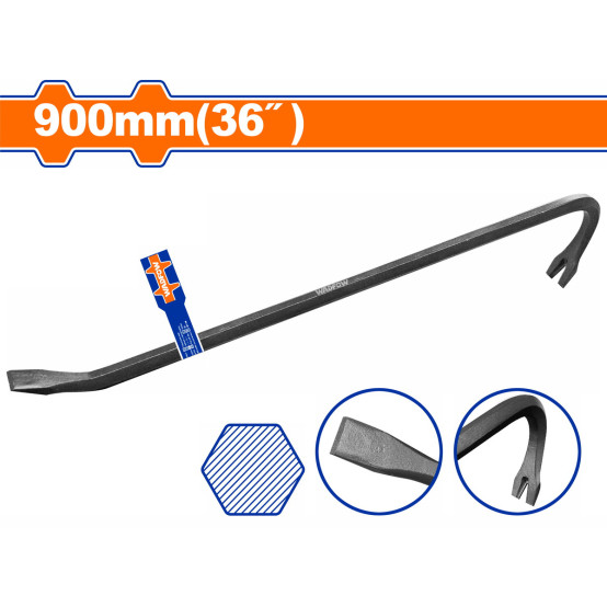 Лом-гвоздодер 900 мм WADFOW WQB1390