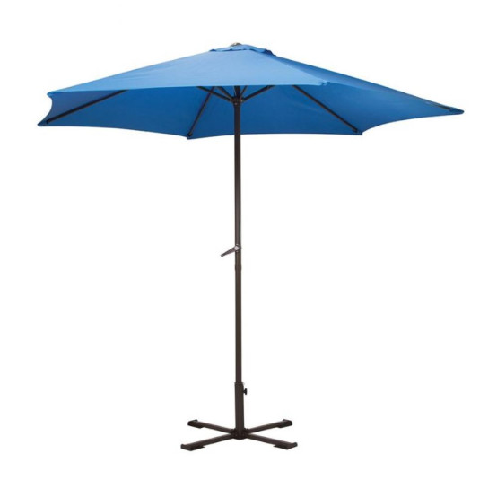 Зонт пляжный  диаметр 270 см высота 240 см синий GU-03 Ecos (1/20)