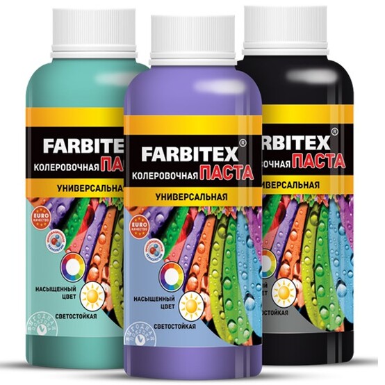 Колер универсальный Farbitex оливковый 100мл
