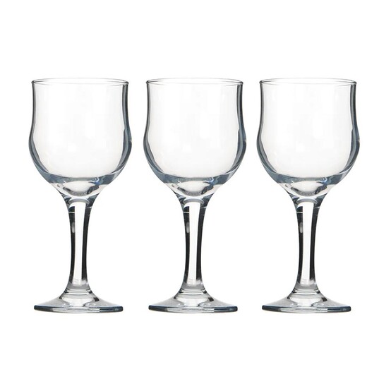 Набор стеклянный бокалов 3 пр 240 мл для вина Tulipe Pasabahce (1/8)