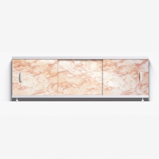 Экран для ванны 1,5м Оптима коричневый камень 1480х496х29 (4)
