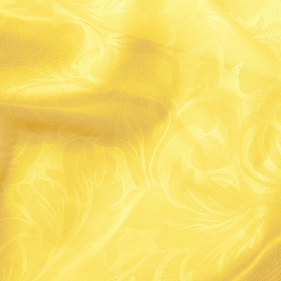 Штора тюль Вензель с тиснением светло-желтый 300*260см Витерра