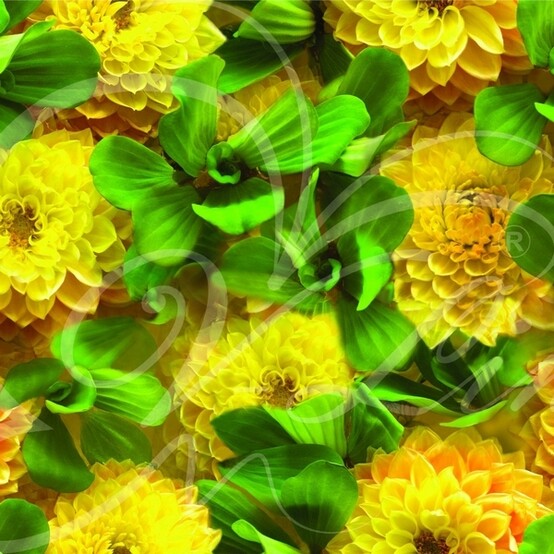*Коврик ПВХ 0,65х15м FV22 (желто-зеленые цветы)