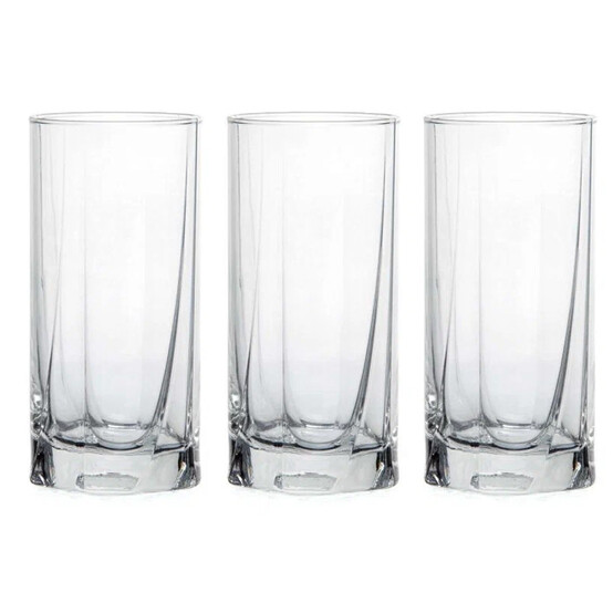 Набор стеклянный стаканов 3 пр 390 мл Luna Pasabahce (1/12)
