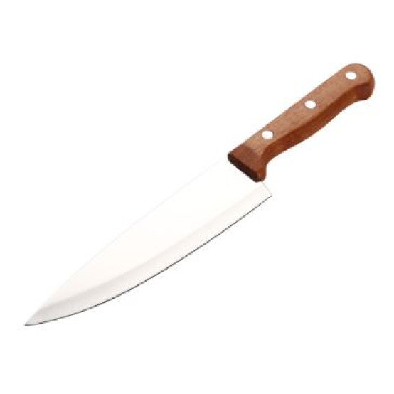Нож нерж сталь 29*4 см деревянная ручка Baizheng (1/144)