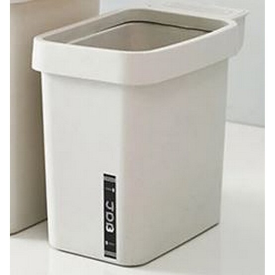 Ведро пластиковое для мусора  15 л 260*150*355 мм без крышки отсек для мусорн мешков Baizheng (1/24)