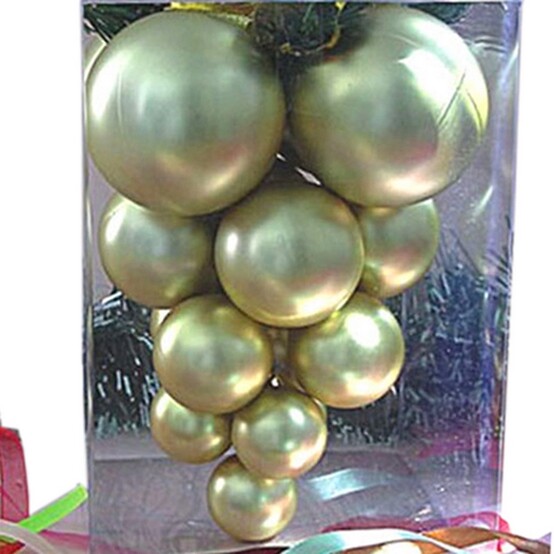 Набор новогодних игрушек Гирлянда из шаров (80,60,50,40), (уп.17шт) (15)