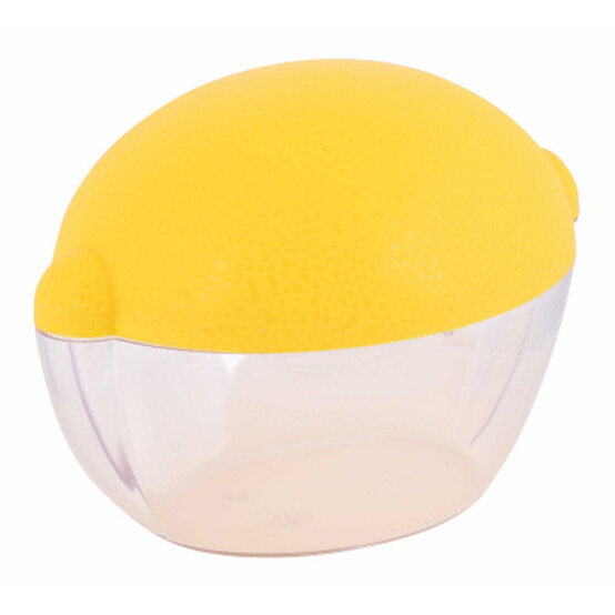 Контейнер пластиковый для лимона 12*8,5*8,5 см желто-прозрачный Альтернатива