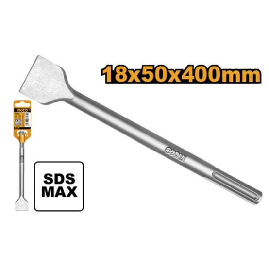 Зубило плоское SDS Max 18x400x50 мм INGCO DBC0224002